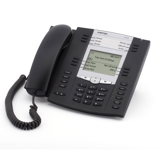 Used Aastra 6755i Expandable IP Telephone
